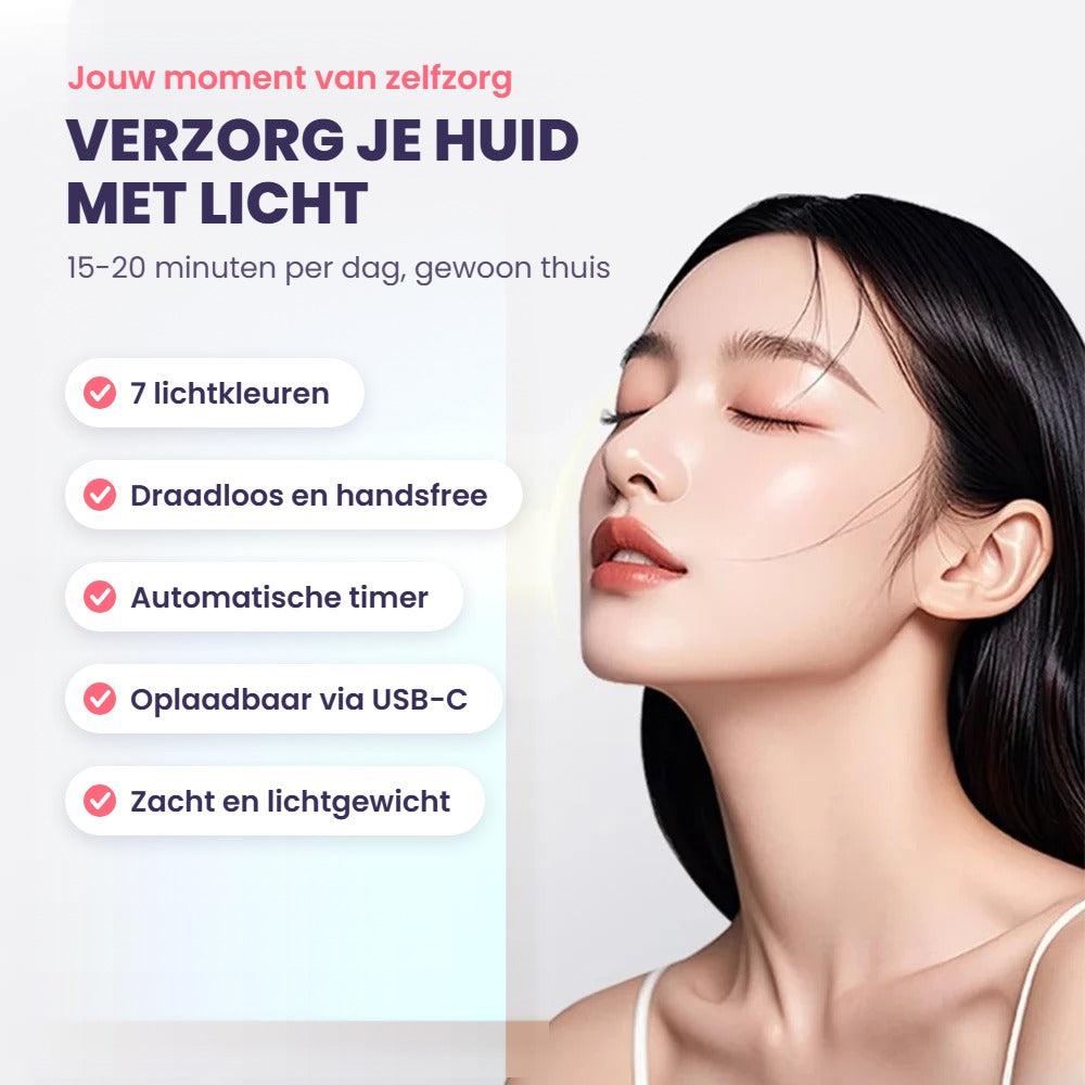 Verzorg je huid met licht: 15-20 minuten per dag