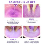 Zo gebruik je het jelly spa voetenbad in 4 stappen