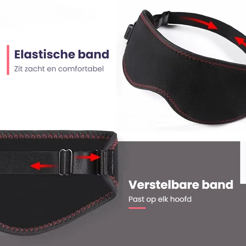 Elastische en verstelbare band van het Vayloro Rest oogmasker